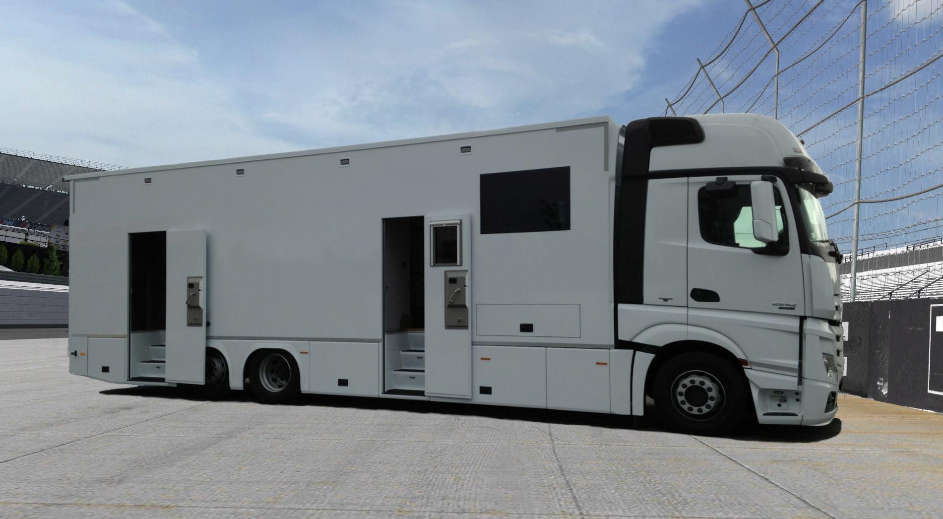 Mercedes-Benz Actros race truck concept render